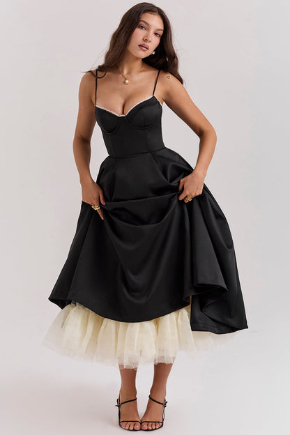 Evelina Elegantes Midikleid für Damen