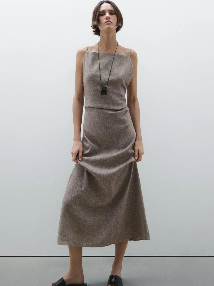 Maxikleid aus Leinenmischung für mühelosen Sommerstil