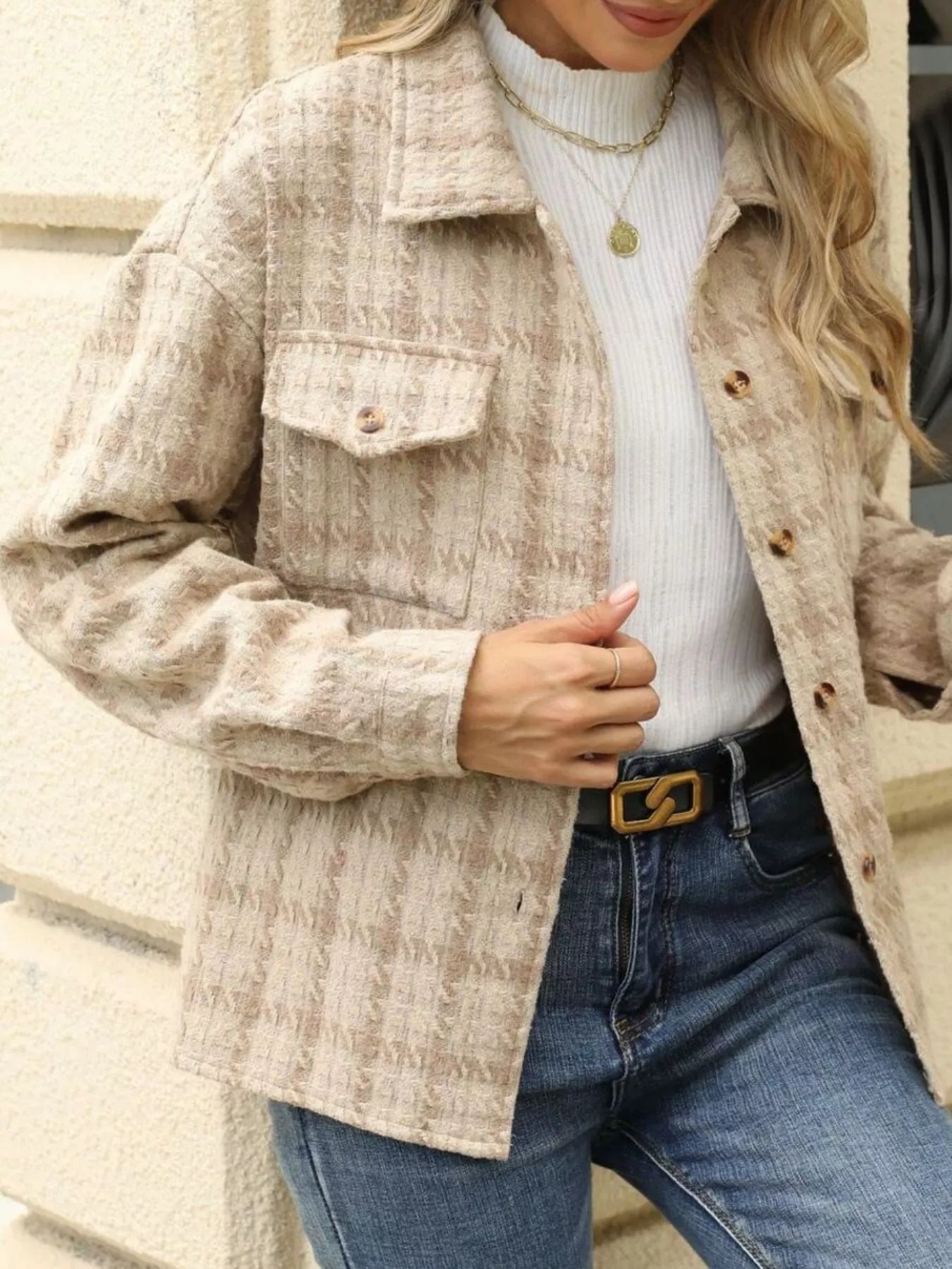 Clara Weiche Strickjacke