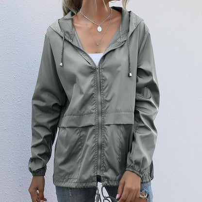 Giselle® | Leichte Windjacke mit Kapuze
