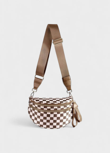 Elegante Leder-Bauchtasche für freihändigen Stil