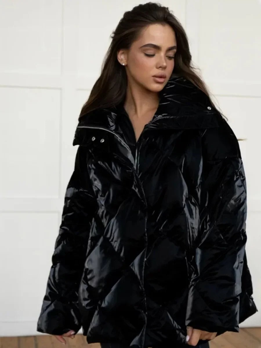 Berthat® | Oversized Puffer mit Reißverschluss