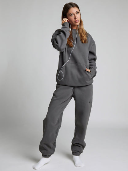 Gemütlicher Reise-Hoodie mit Flugmodus-Grafik