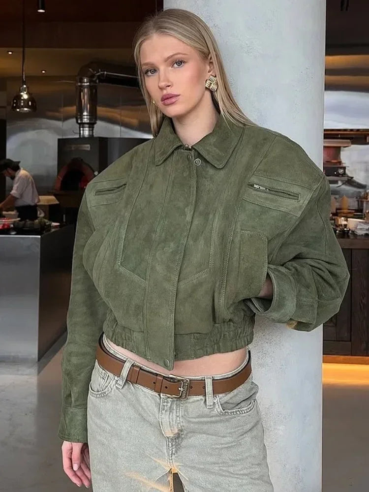 Lässige leichte Trenchcoat-Jacke