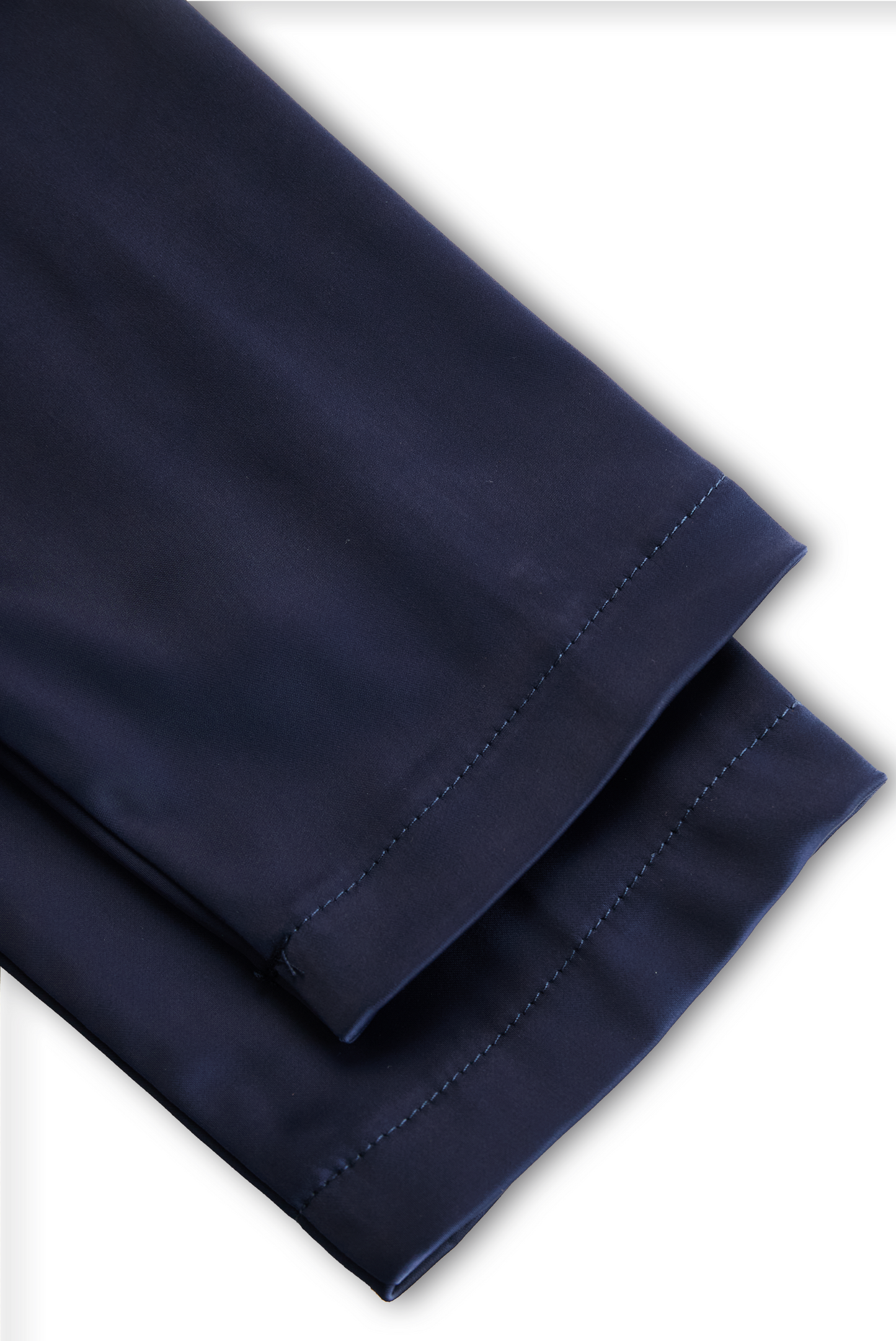 Vintage Satin Midikleid mit drapiertem Kragen