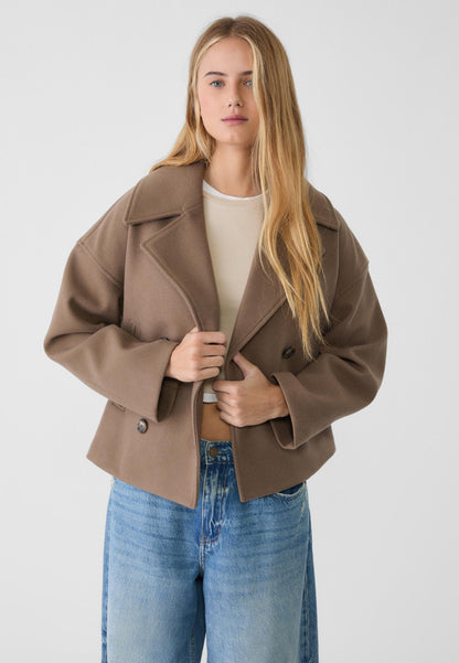 Zeitloser klassischer Kurzmantel für Damen