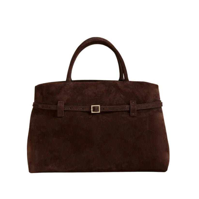 Klassische Leder-Schultertasche