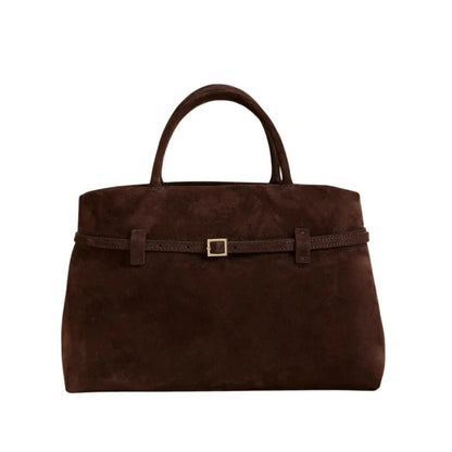 Klassische Leder-Schultertasche