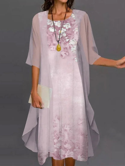 Damen Sommerkleid mit Print – Elegantes, leichtes, atmungsaktives Design