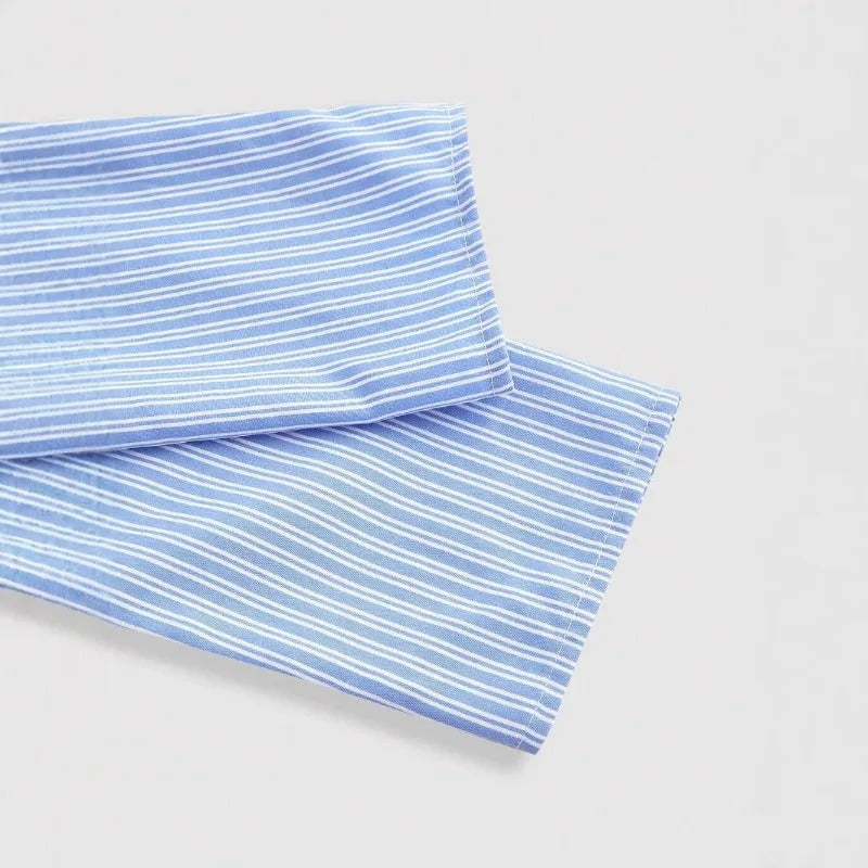 Gestreiftes Langarmshirt