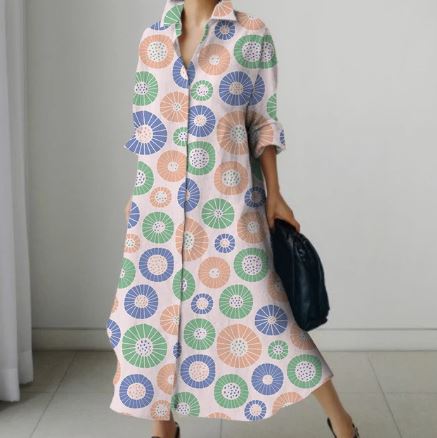 Élodie Lavin® | Elegantens Hemdkleid für Damen