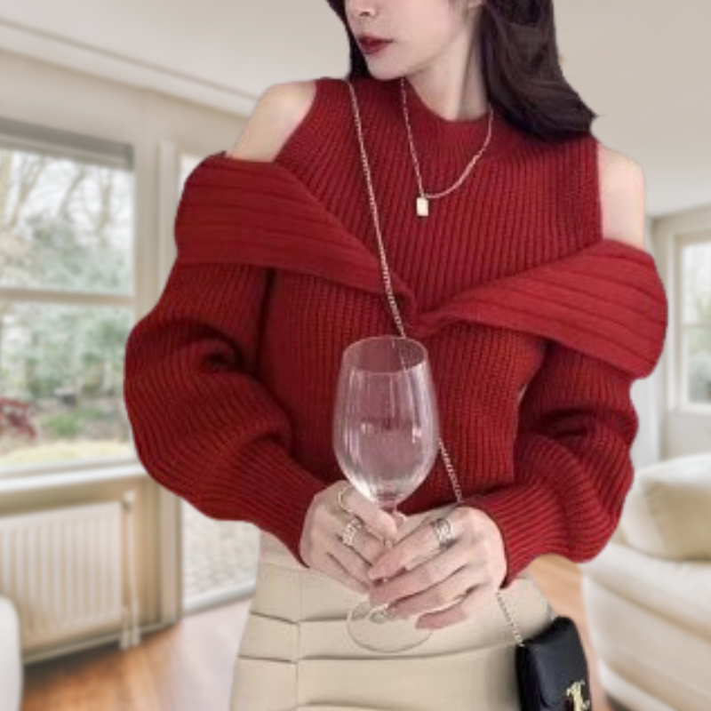 Darla® | Eleganter Pullover mit Ballonärmeln