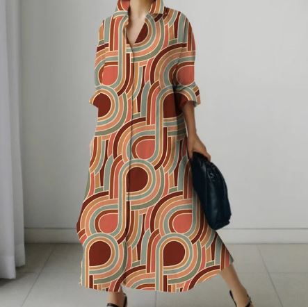 Élodie Lavin® | Elegantens Hemdkleid für Damen