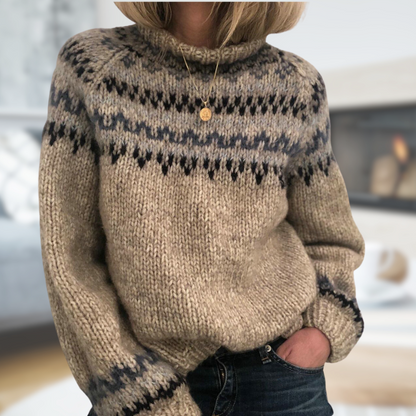 Rachel® | Klassisch gemusterter Pullover