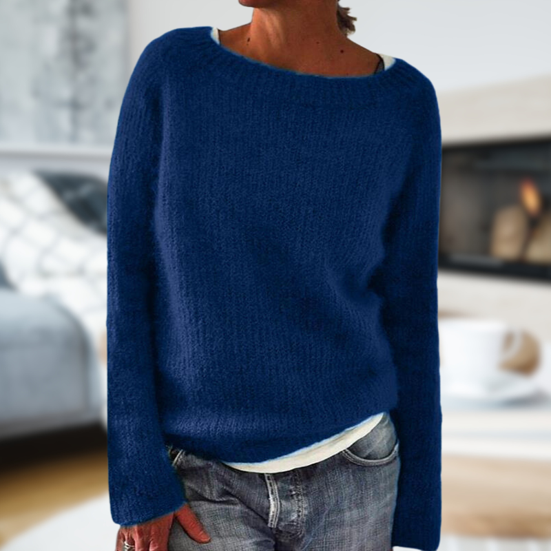 Kourtney® | Stilvoller einfarbiger Pullover