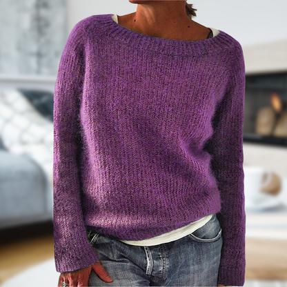 Kourtney® | Stilvoller einfarbiger Pullover